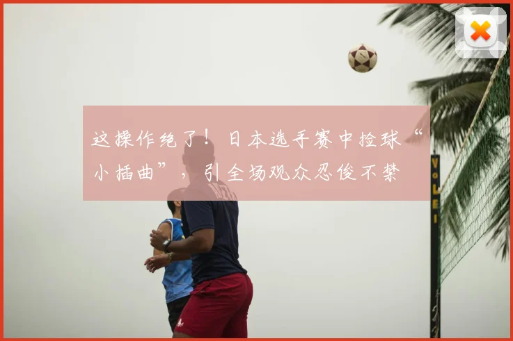 这操作绝了!日本选手赛中捡球“小插曲”,引全场观众忍俊不禁